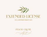 Extended License-for unlimited clipart sets