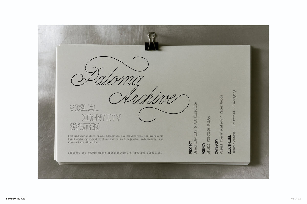 Studio Nomad // Script Family