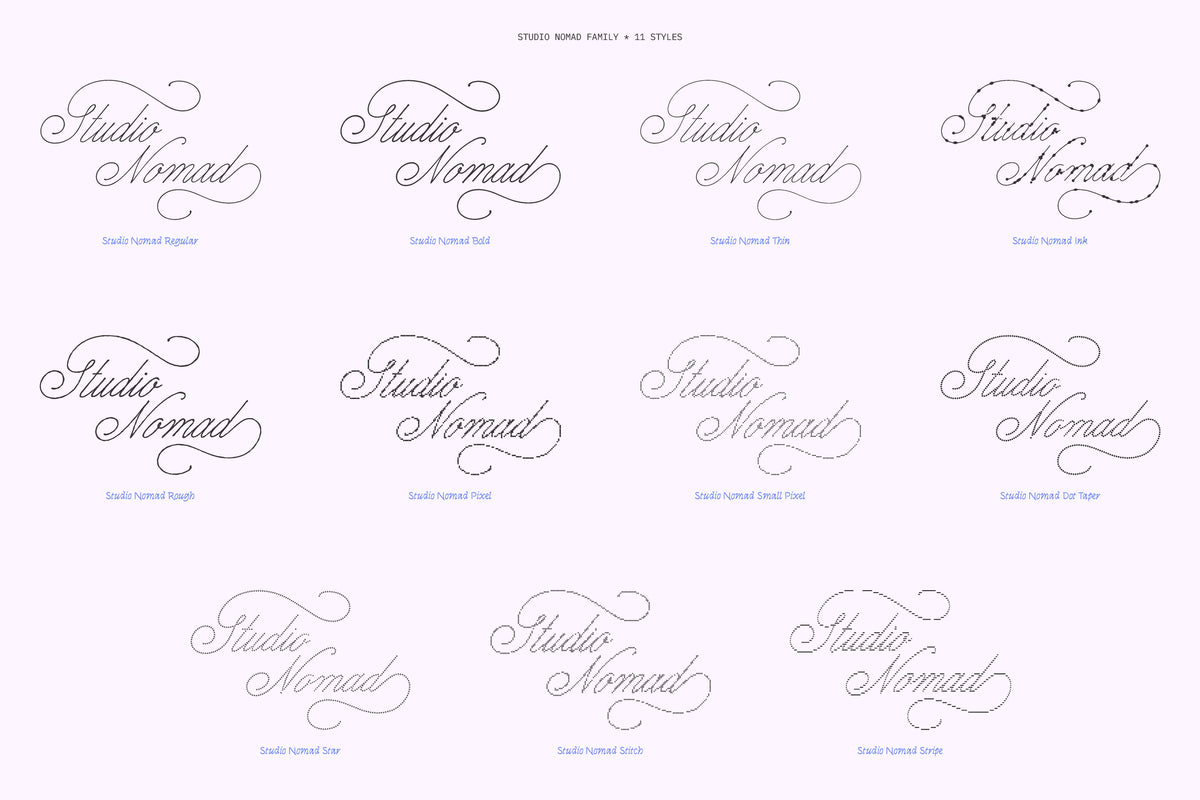 Studio Nomad // Script Family
