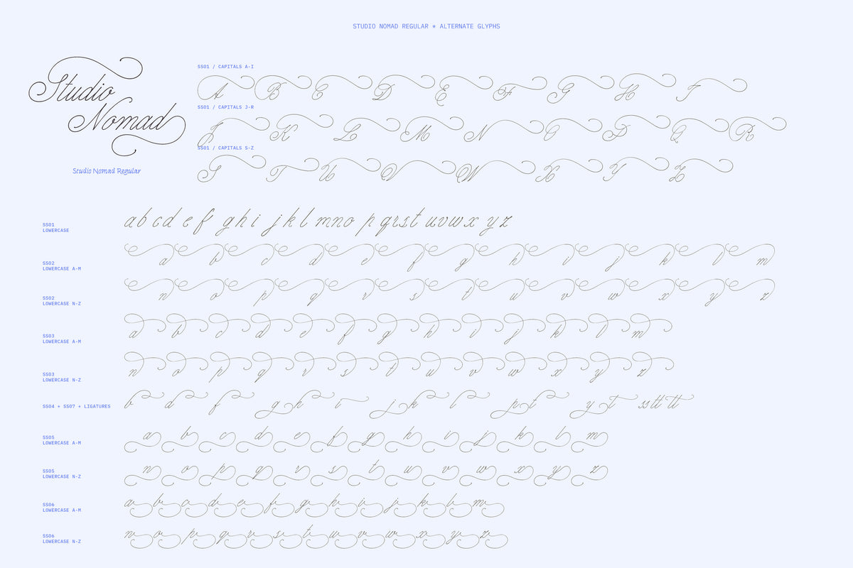 Studio Nomad // Script Family