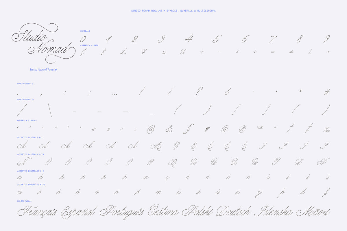 Studio Nomad // Script Family