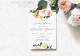 Bridal Shower Invitation Template 001