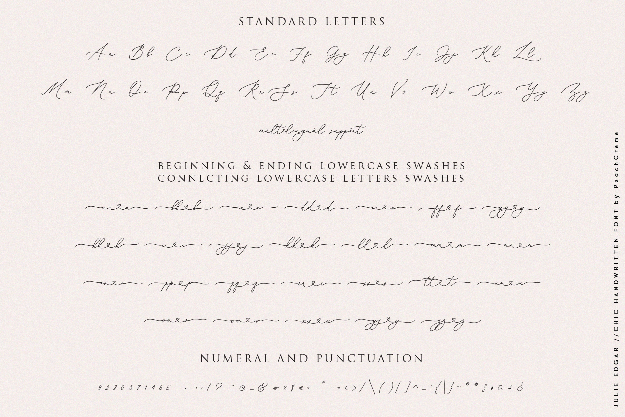 Julie Edgar Script Font