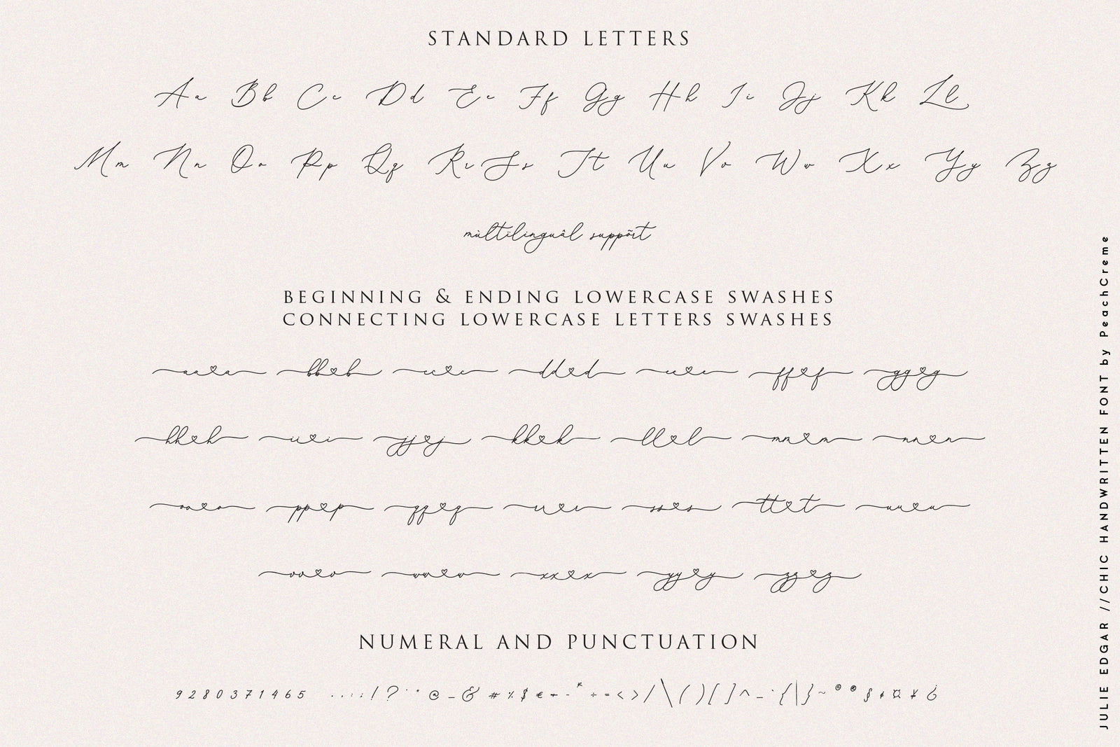 Julie Edgar Script Font