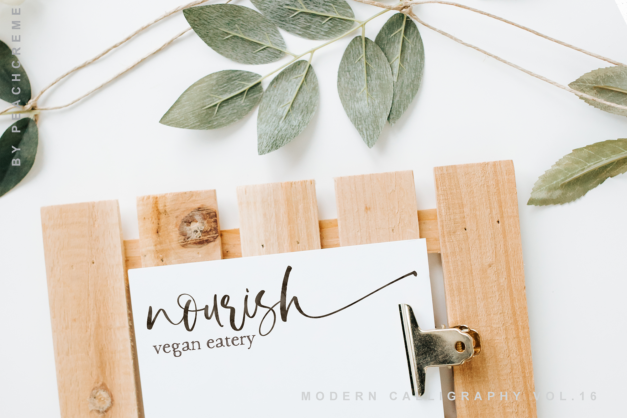 Bonjour // Modern Calligraphy , , - peachcreme.com
