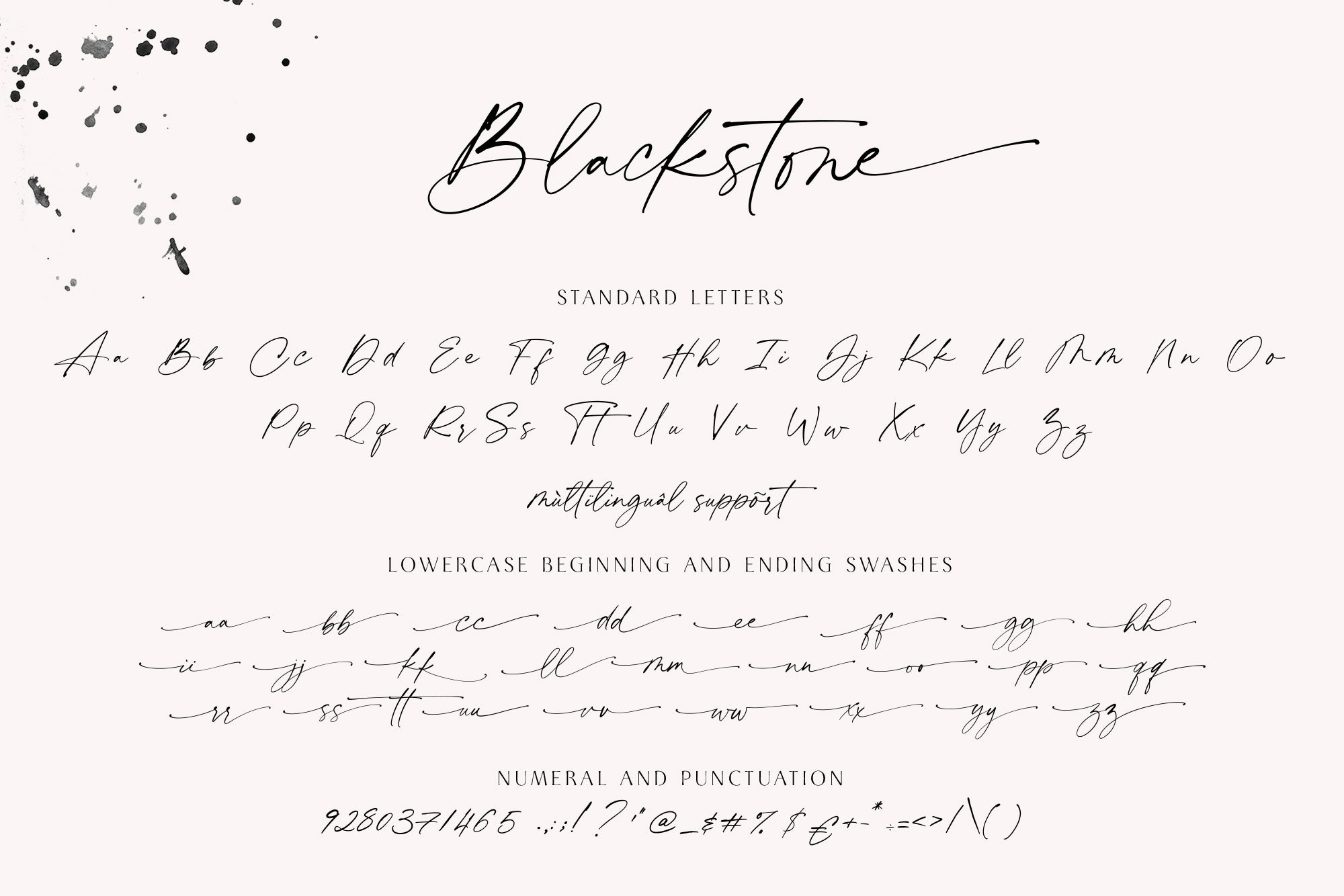 Blackstone Modern Calligraphy