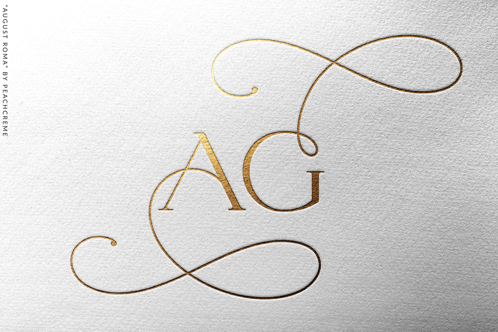 August Roma // Elegant Luxury Font Duo