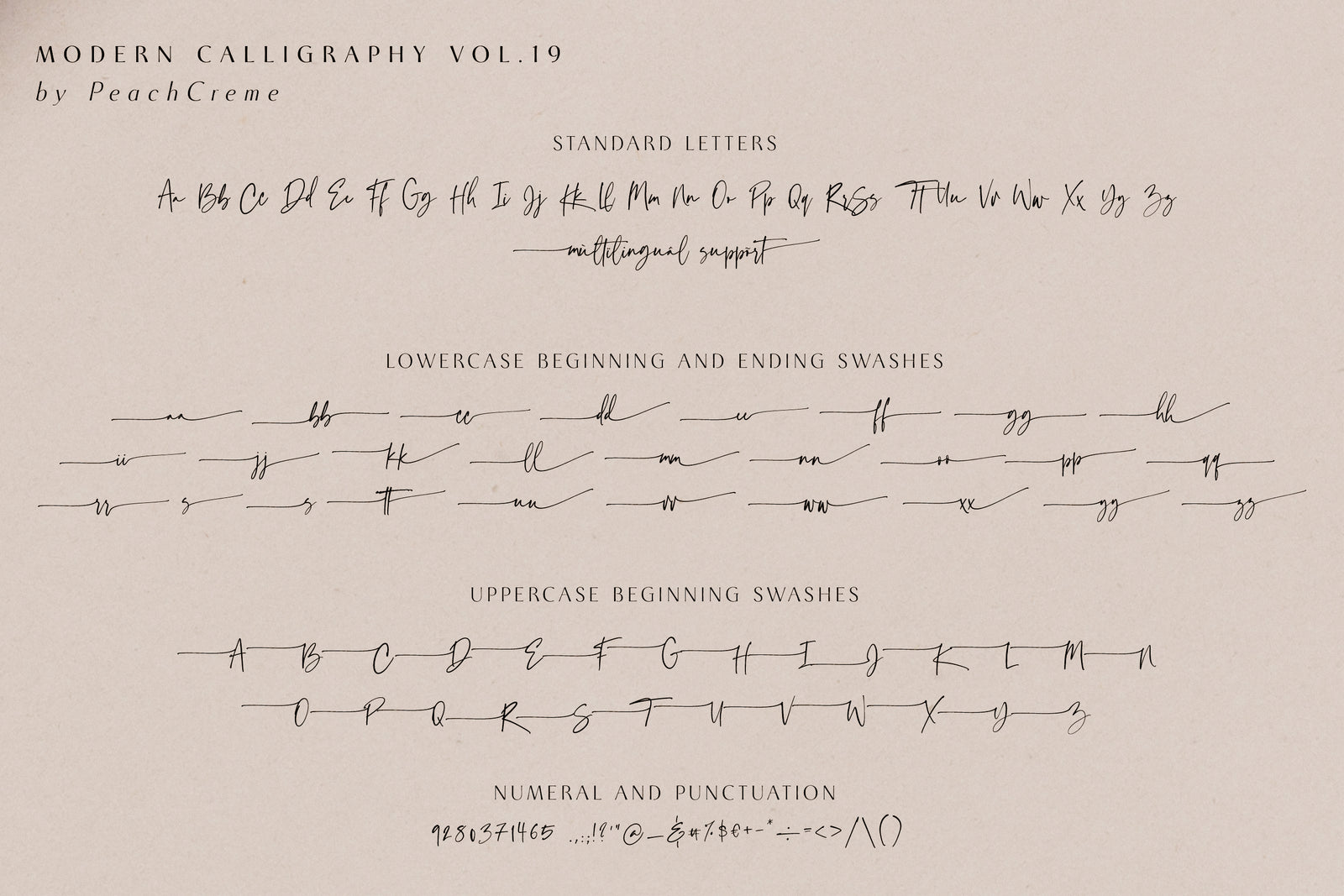 Faustine Modern Script , , - peachcreme.com