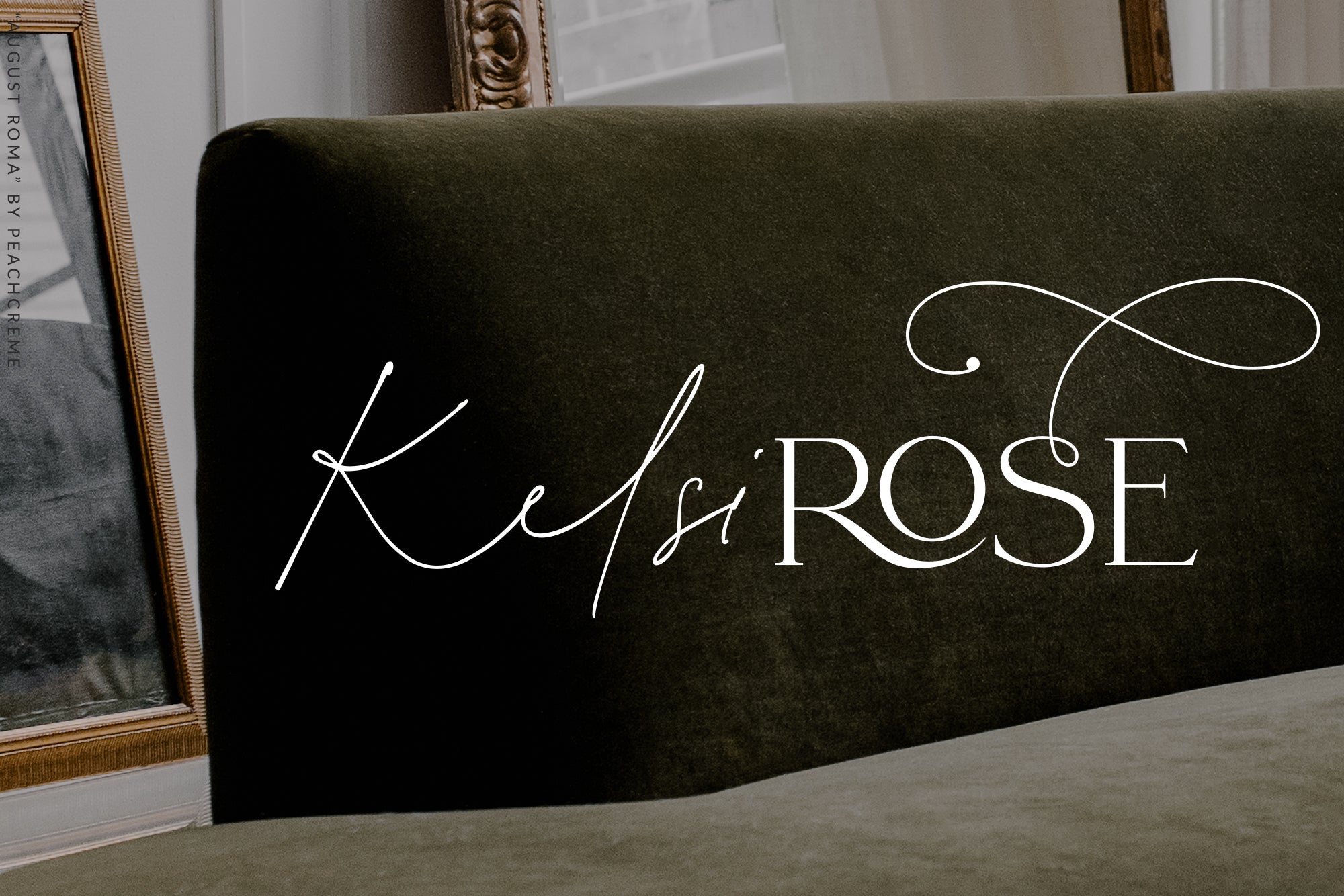 August Roma // Elegant Luxury Font Duo