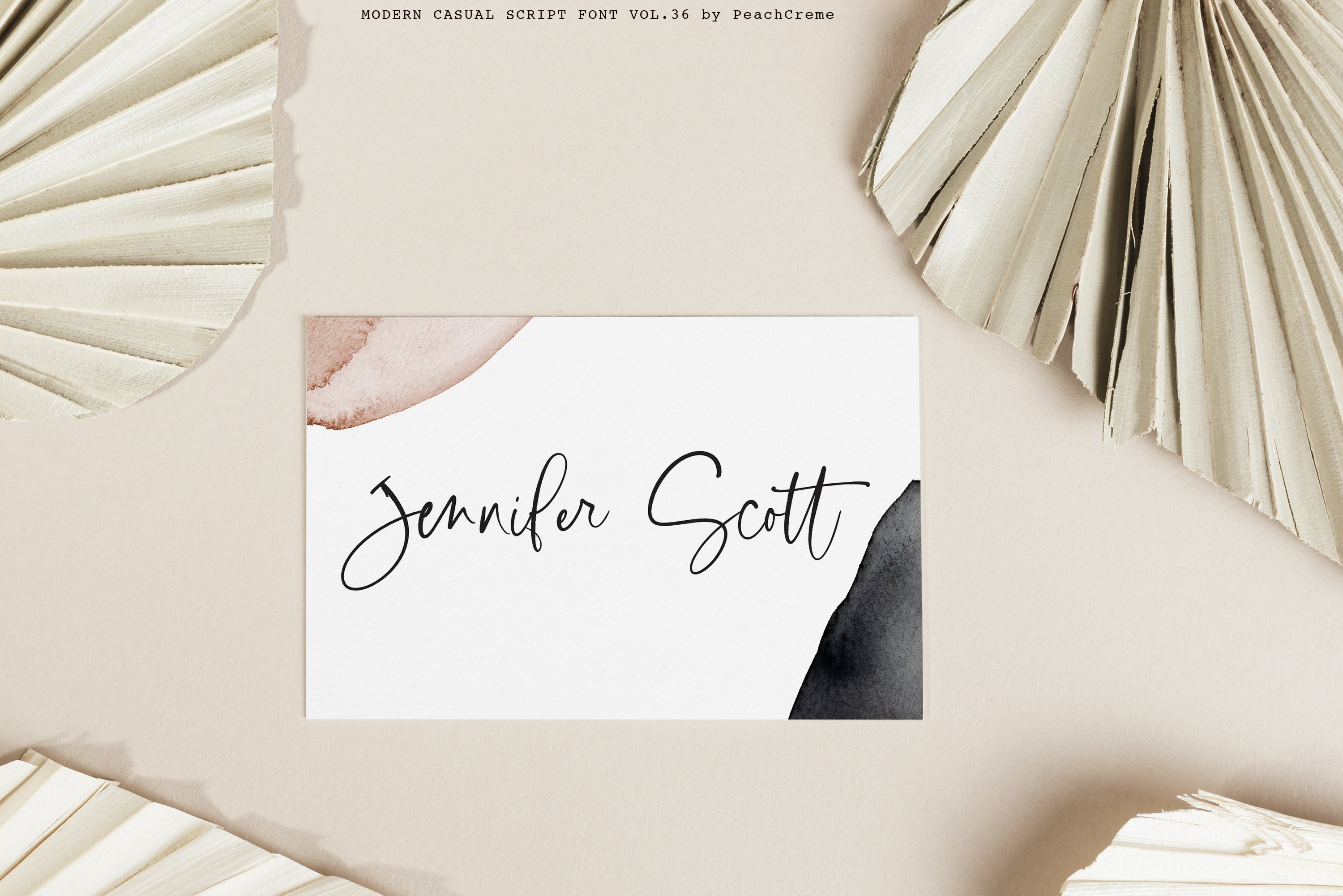 Scarlet Modern Script