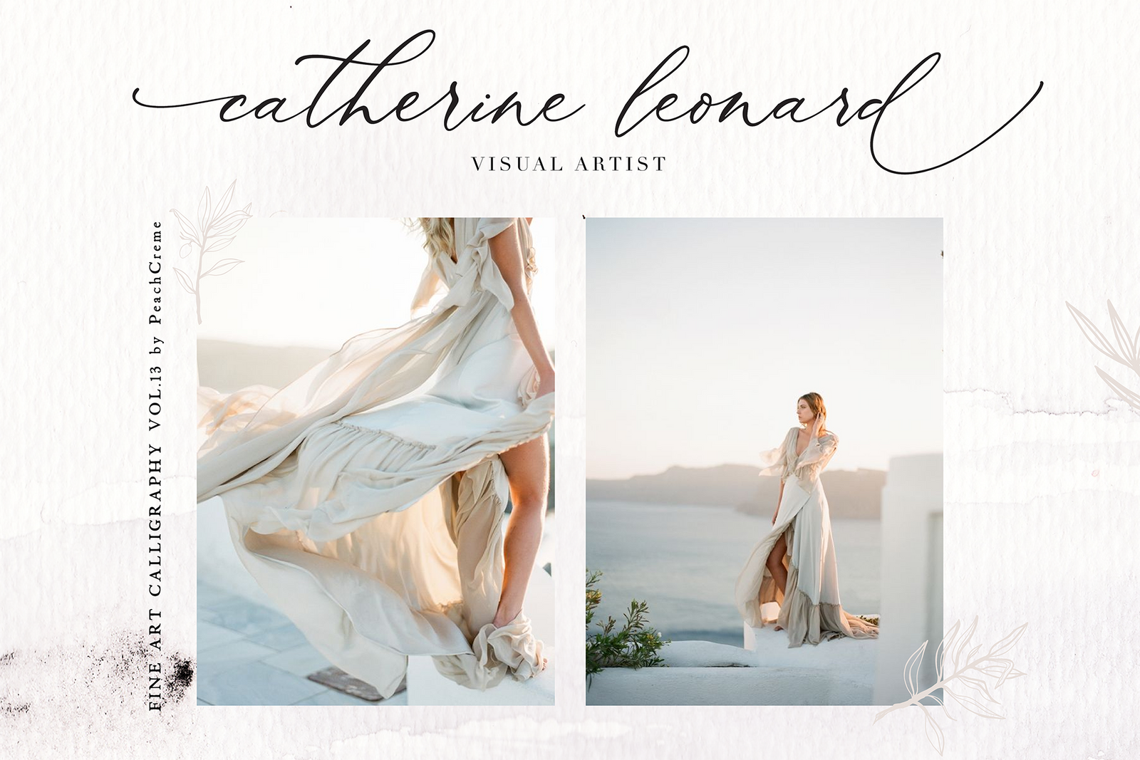 Roseberry & Beatrice Font , , - peachcreme.com