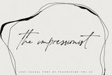 the impressionist Font – www.peachcreme.com