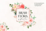 Blush Flora // Watercolor Set