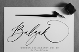 Balzak Organic Calligraphy