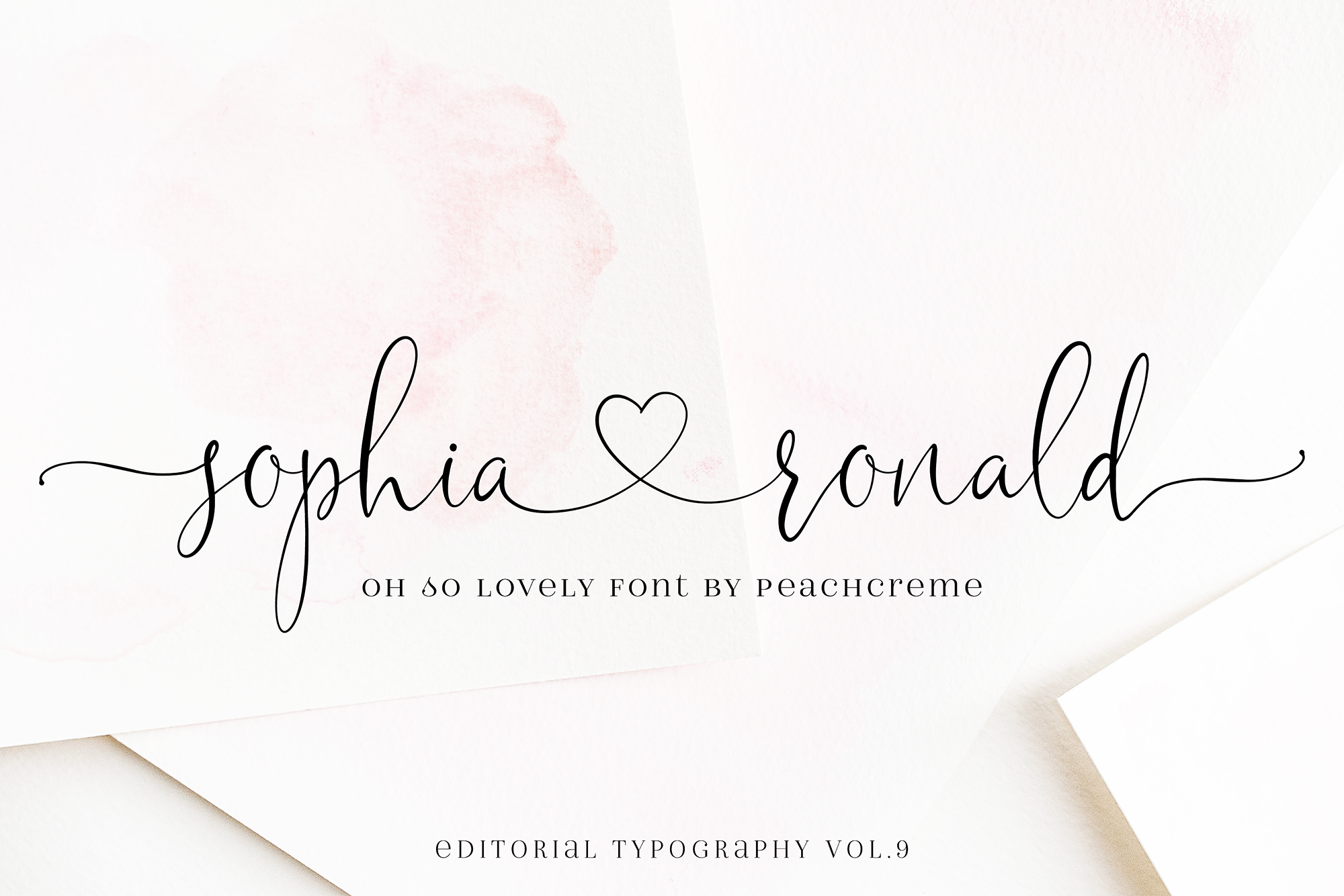 Sophia Ronald Font , , - peachcreme.com