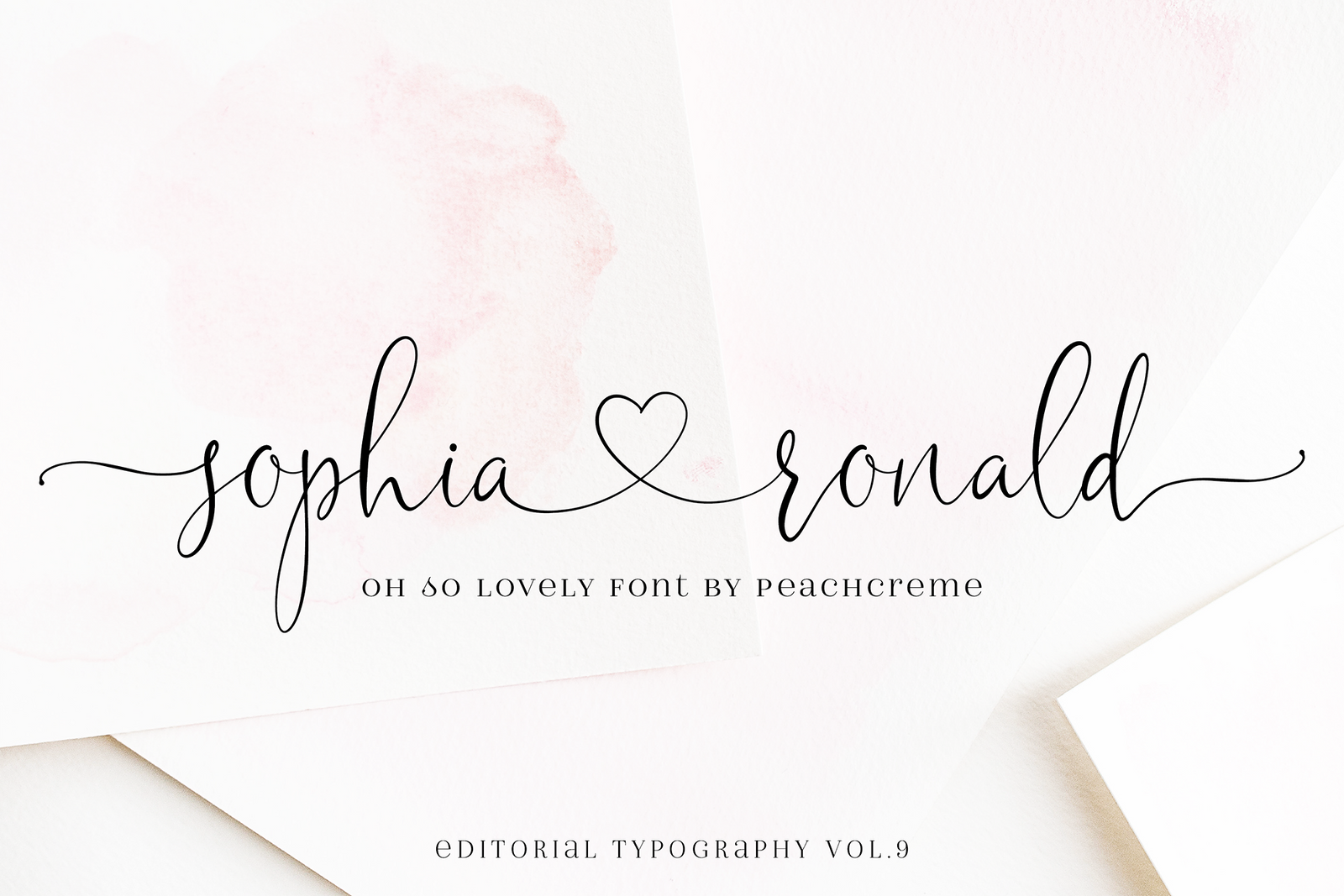 Sophia Ronald Font , , - peachcreme.com