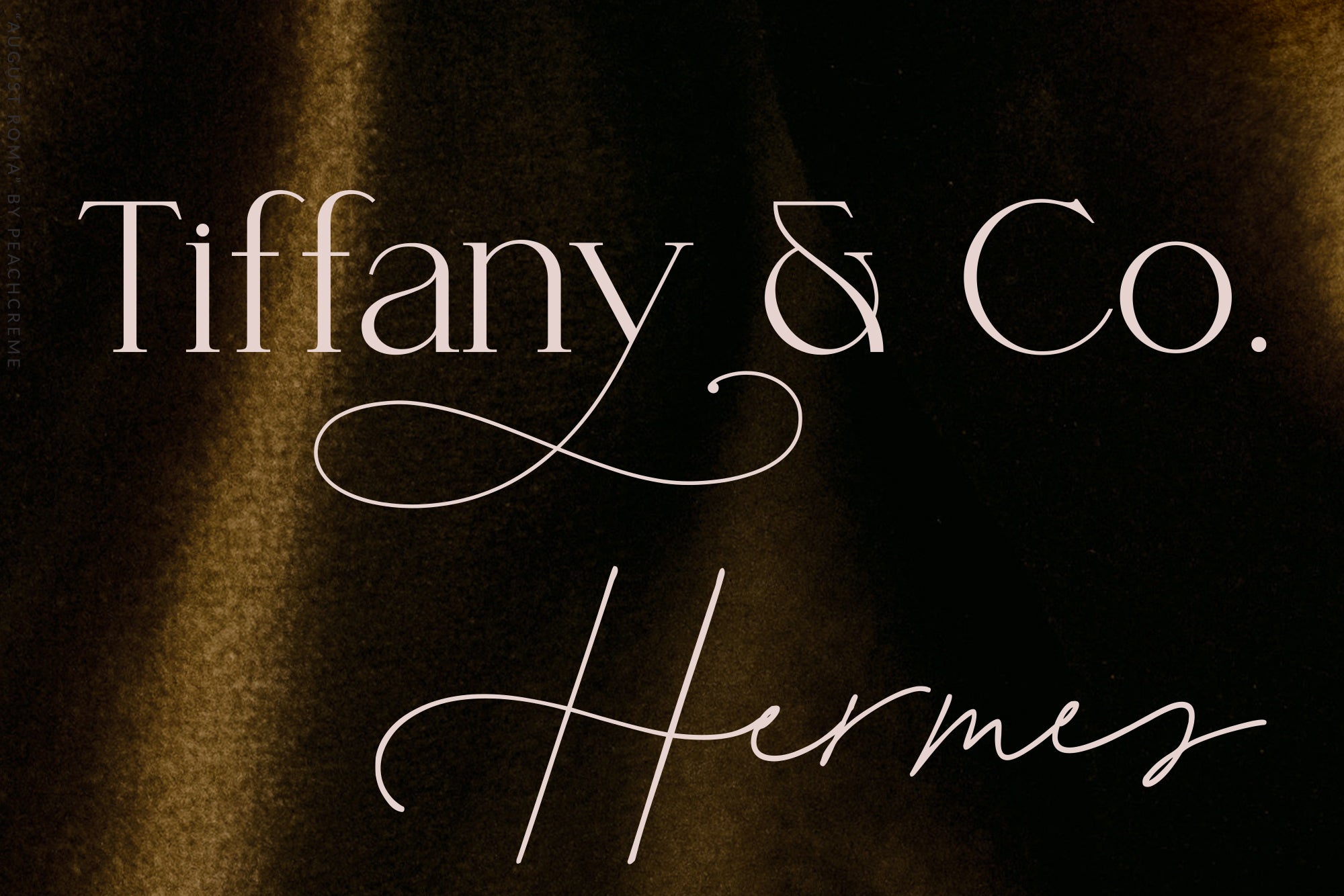 August Roma // Elegant Luxury Font Duo