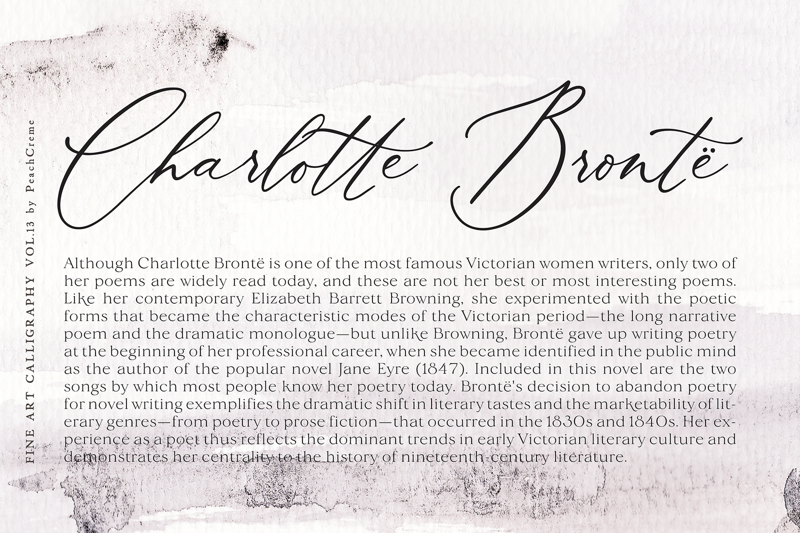 Roseberry & Beatrice Font , , - peachcreme.com