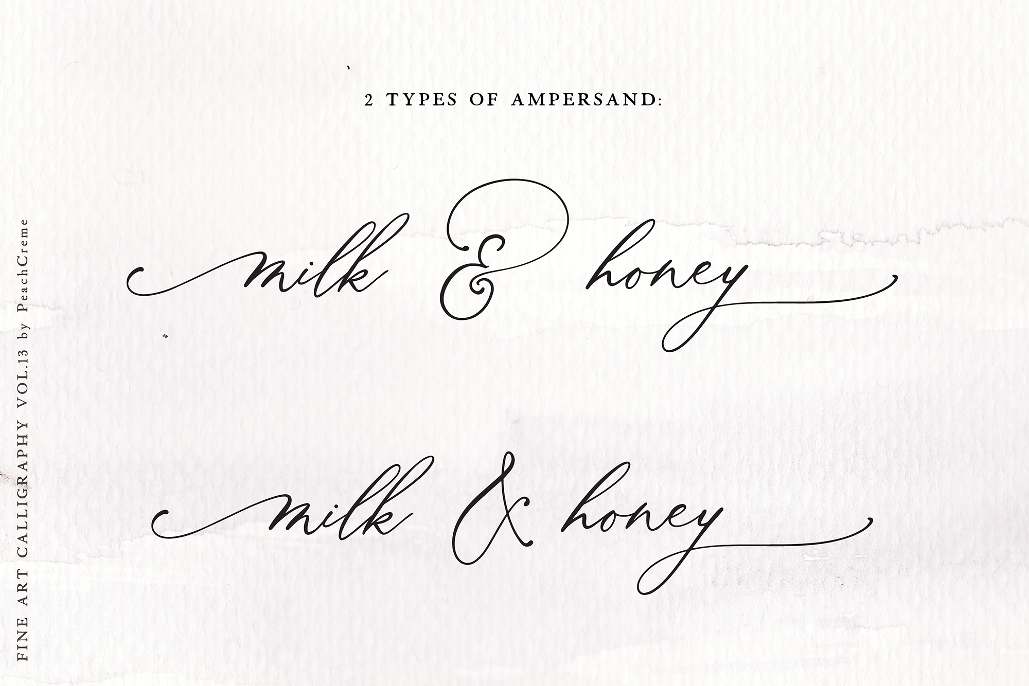 Roseberry & Beatrice Font , , - peachcreme.com