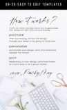 Minimalist Wedding Invitation Template 050
