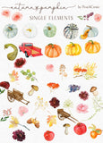 Autumn Pumpkin // Watercolor Set