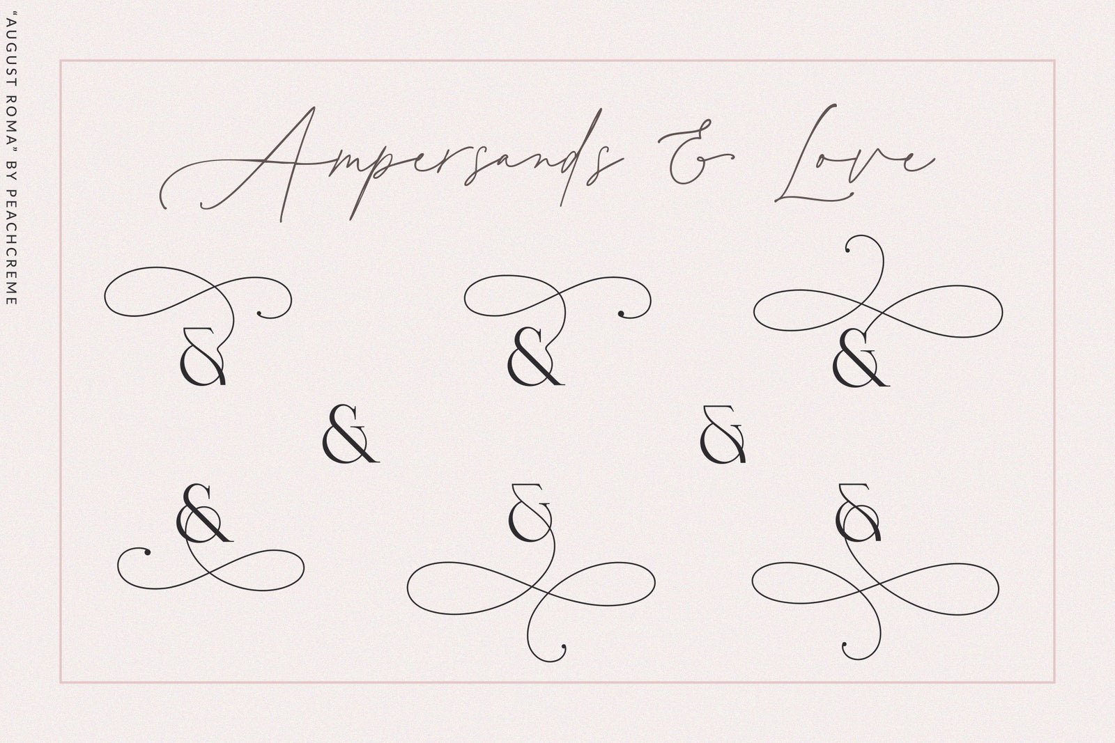 August Roma // Elegant Luxury Font Duo