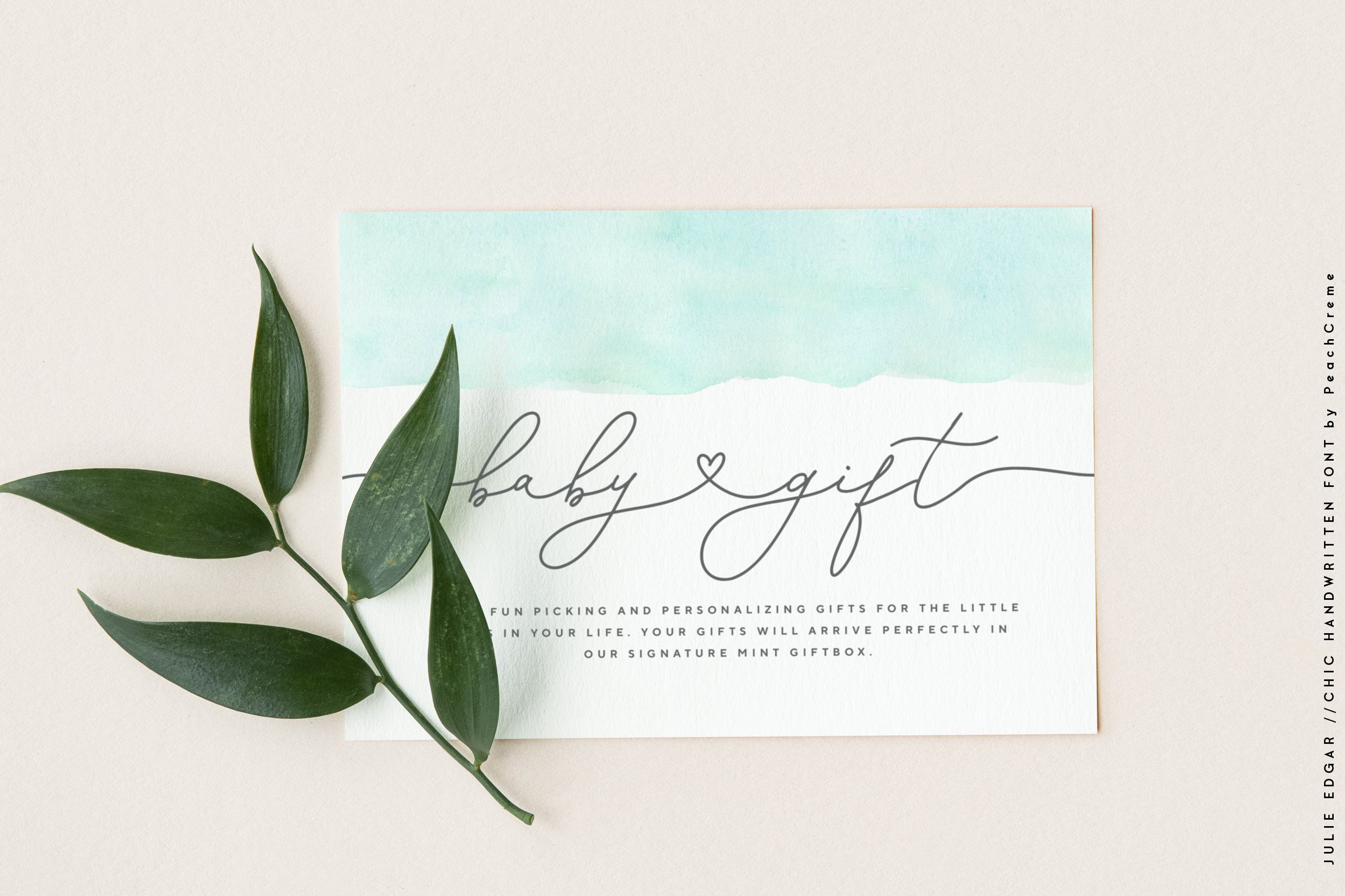 Julie Edgar Script Font
