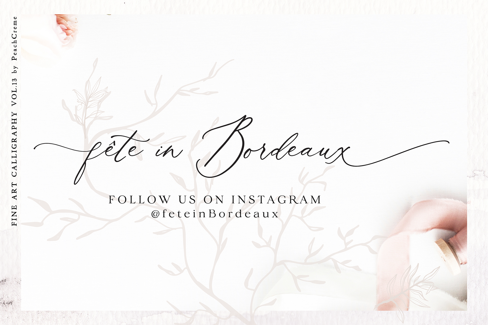 Roseberry & Beatrice Font , , - peachcreme.com
