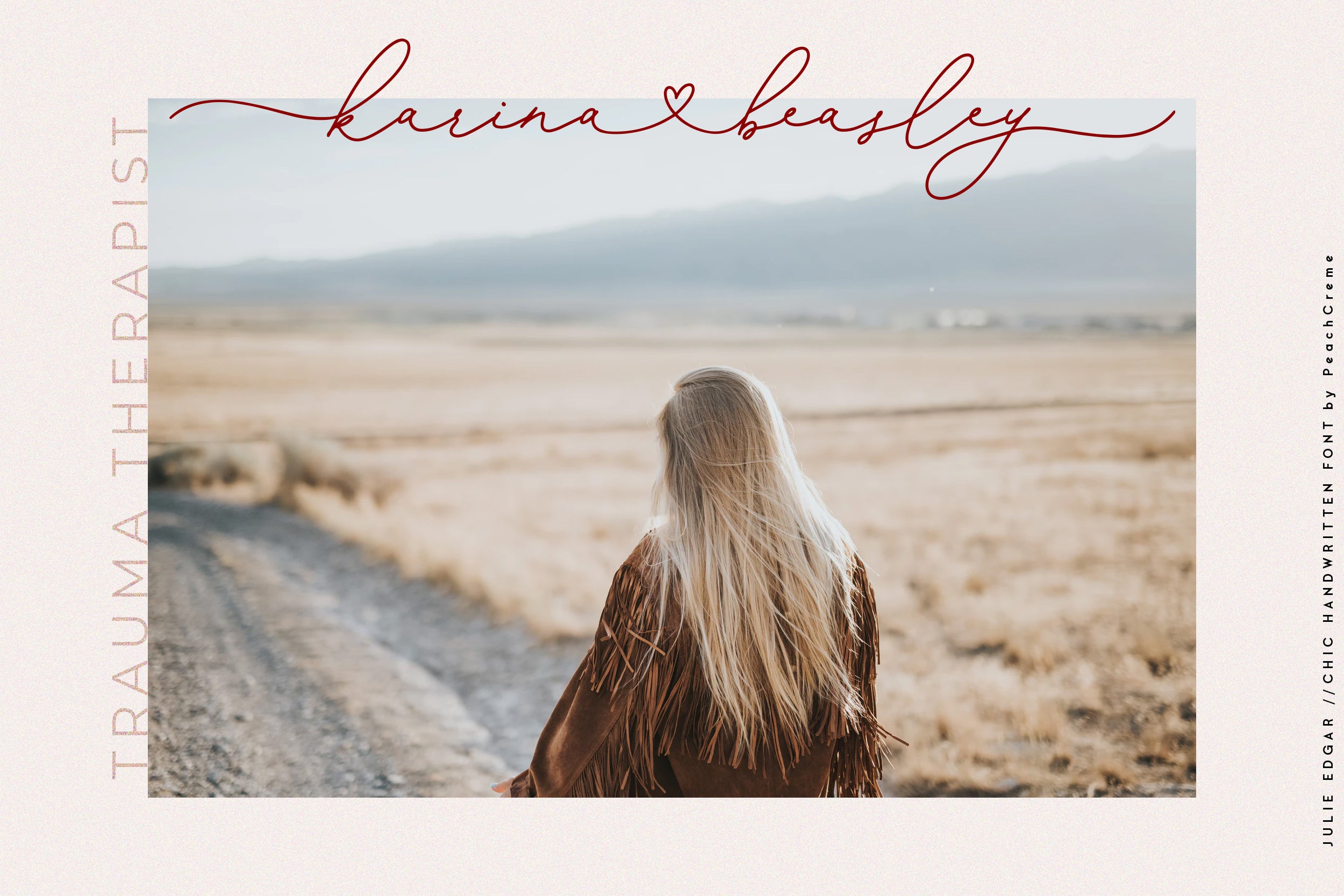 Julie Edgar Script Font