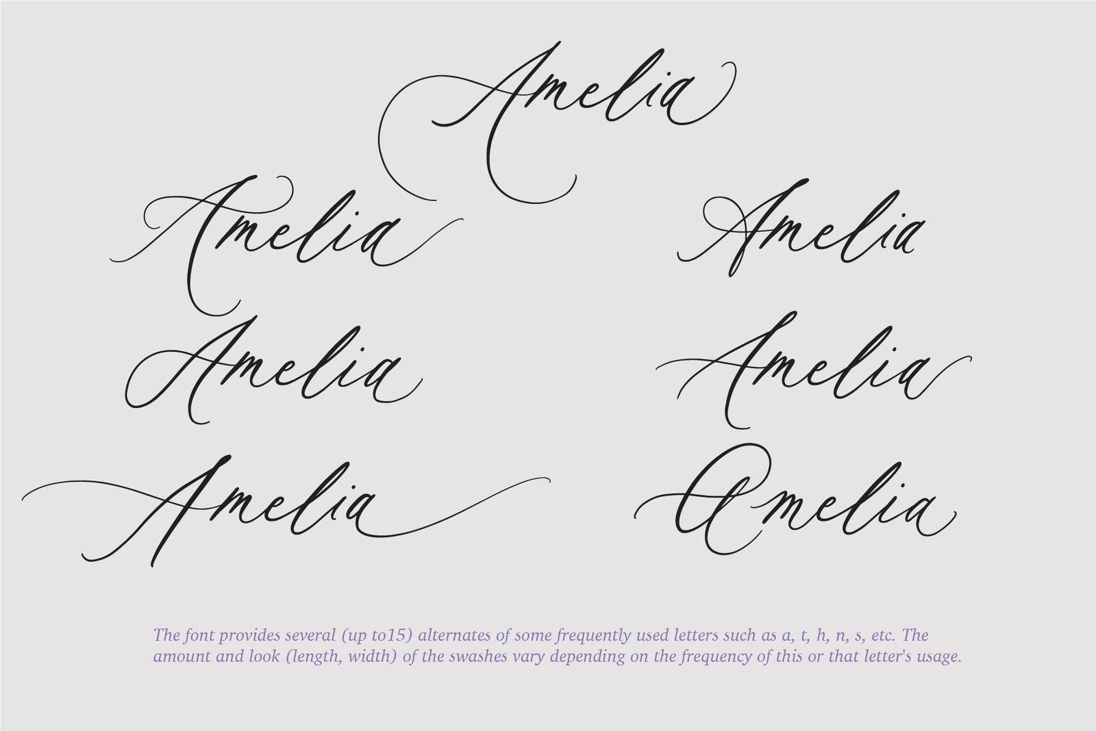 Autumn Melody // Wedding Calligraphy Font