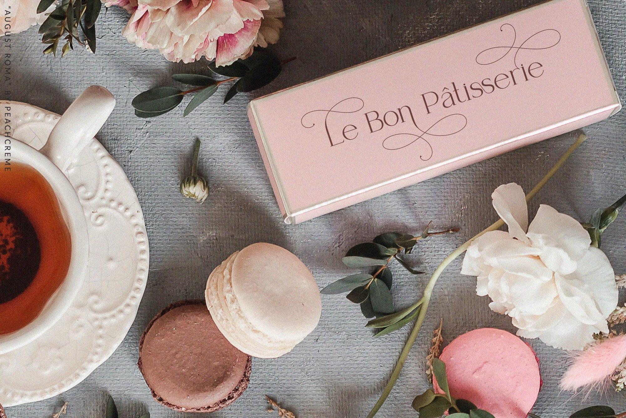 August Roma // Elegant Luxury Font Duo