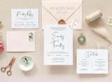Minimalist Wedding Invitation Template