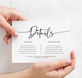 Modern Minimalist Wedding Invitation Template 045