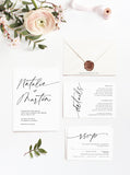 Minimalist Wedding Invitation Template 050