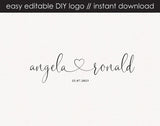 Angela Ronald DIY Logo Design