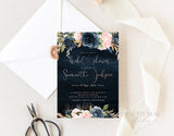 Faux Rose Gold Bridal Shower Template 019