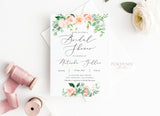 Bridal Shower Invitation Template 025
