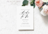Editable Bridal Shower Invitation template 046