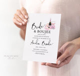 Editable Bride and Boujee Bachelorette Party Invitation Template 12