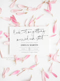 Look at me getting married and shit Invitation Template 1
