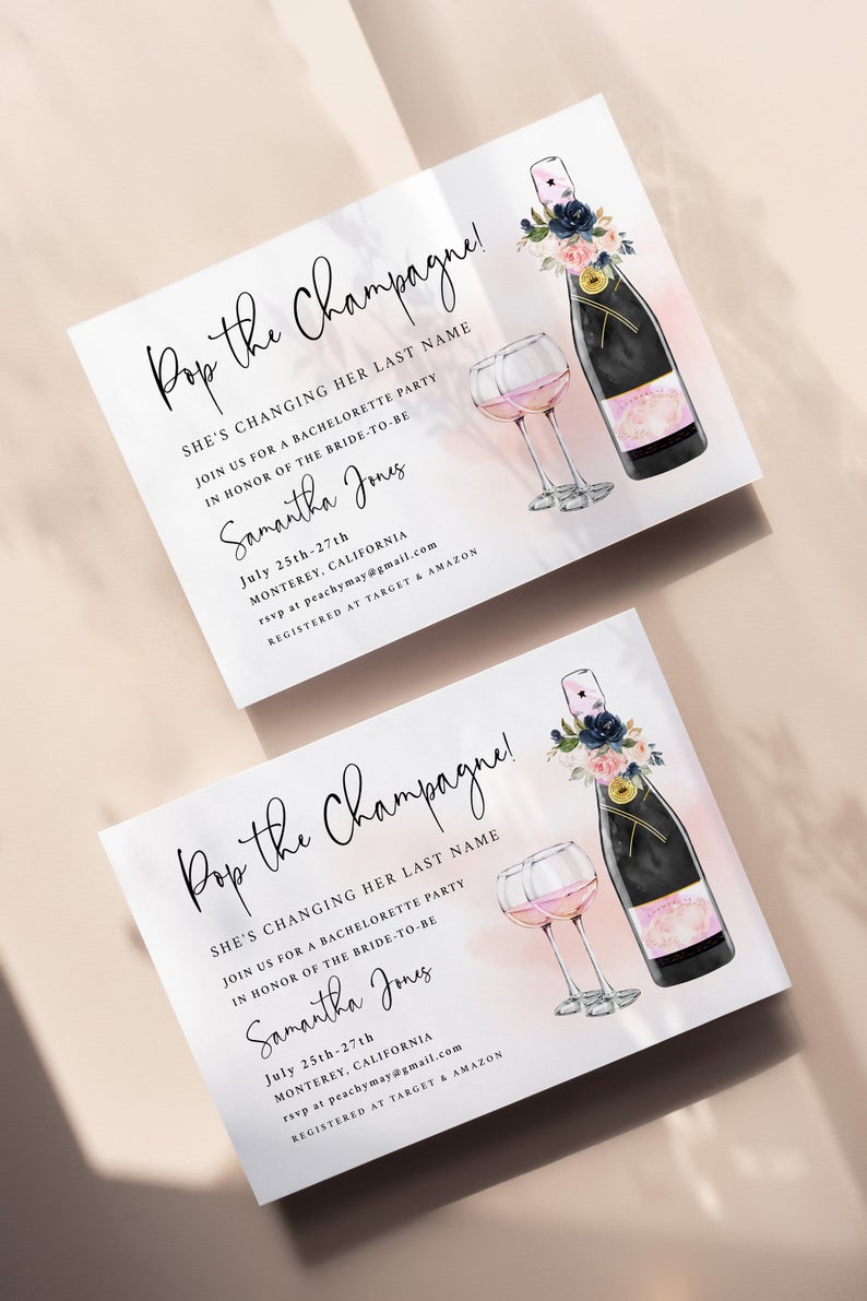 Pop the Champagne Template 14