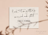 Look at me getting married and shit Invitation Template 1