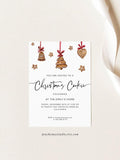Christmas Cookie Party Invitation Template 4