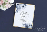Navy Custom Sign Template 002