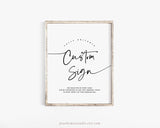 Minimalist Wedding Sign Template 045