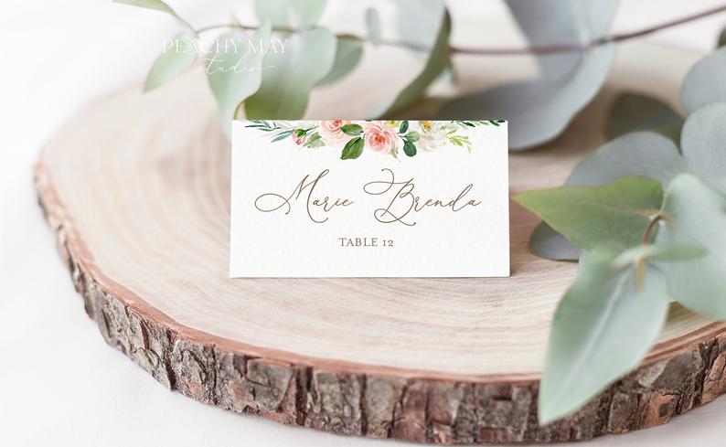 Place Card Template 013