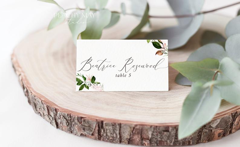 Place Card Template 027