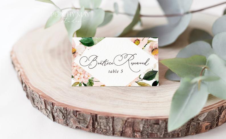 Place Card Template 029