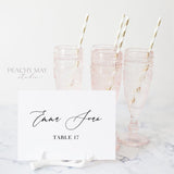 Minimalist Modern Wedding Place Card Template 046