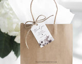 Mauve Peony Thank You Tag Template 003